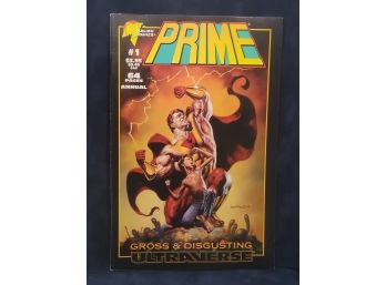PRIME #1, Annual, VF/NM, Boris Vallejo, Gross Disgusting, 1994, Malibu Comics