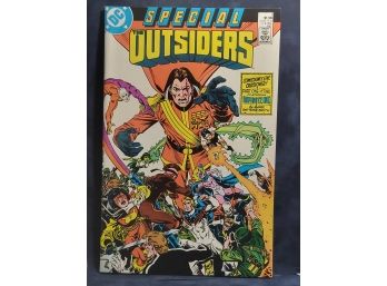 THE OUTSIDERS #1 Special, NM, Infinity Inc, Black Lightning, DC, 1987