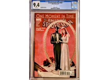 AMAZING SPIDER-MAN #639--Wedding Cover Published By Marvel, 2010 *CGC 9.4*