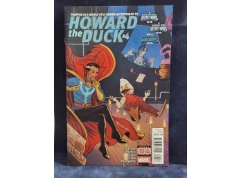 HOWARD THE DUCK ISSUE #4 COMIC BOOK MARVEL UNIVERSE DR STRANGE ON COVER AUG 2015