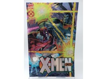 X-MEN OMEGA CHROMIUM WRAP AROUND COVER MARVEL COMICS 1995