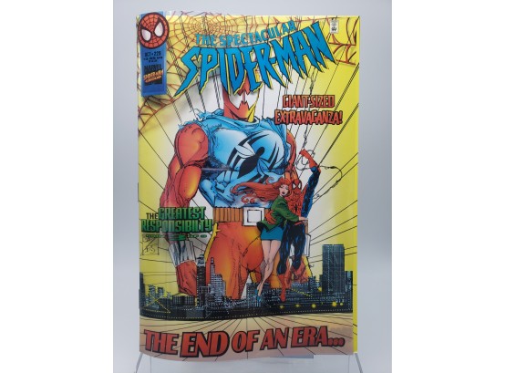 The Spectacular Spider-Man #229 (Oct 1995, Marvel) Acetate Outer Cover.