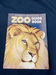 Detroit Michigan Zoo Guide Book -1952
