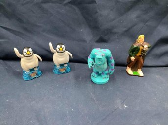 Cartoon Movie Character Figures - Set Of Four
