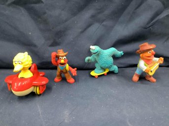Sesame Street Figures - Set Of Four