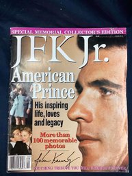 JFK Jr. American Prince Magazine Special Memorial Collectors Edition