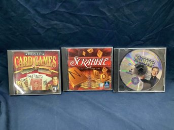 Computer Game Lot - Card Games, Scrabble, Who Wants To Be A Millionaire
