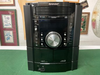 Sharp Radio AM/FM / CD Changer  Cassette Tape - CD-DK890N