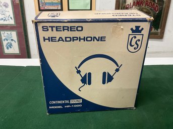 Continental Sound Headphones - HP-1000 - Vintage - NEW IN BOX