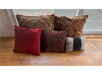 Lot Of Five Pillows