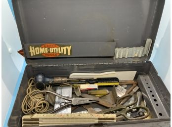 Home-Utility Metal Box With Random Tools