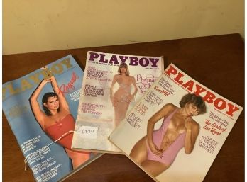 Vintage Playboy Magazines - February, June And December 1979