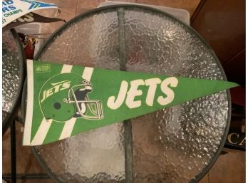 Vintage New York Jets Pendant Flag