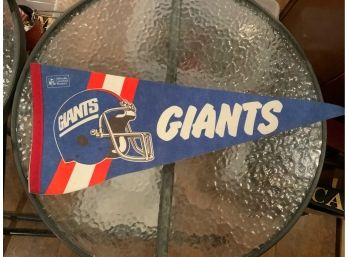 Vintage New York Giants Pendant Flag