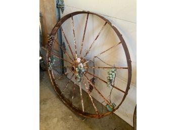 Metal Wagon Wheel