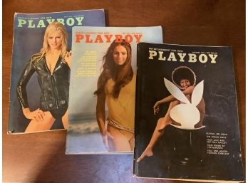 Vintage Playboy Magazines - May, July, October 1971