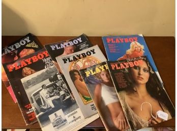 Vintage Playboy Magazines - February, March, May, June, August, October, November, December 1975