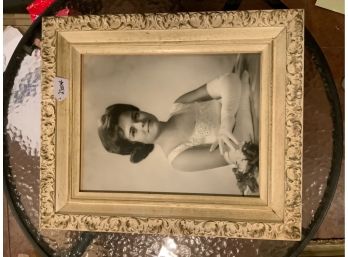 Framed Found Photograph Of Wife Only