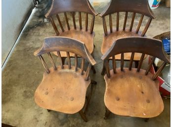 Set Of 4 Hunt Country Furniture Chairs