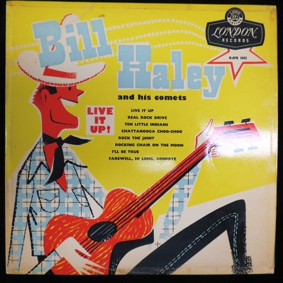 BILL HALEY And His Comets Live It Up 10' LP - England