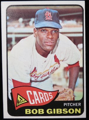 1965 Topps #320 Bob Gibson Baseball Card #5610