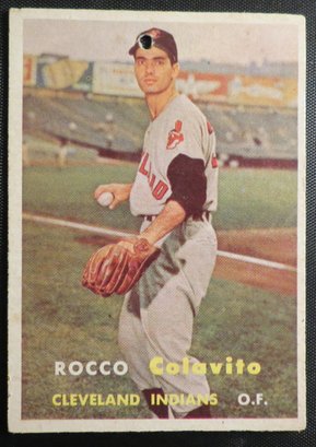 1957 Topps #212 Rocky Colavito Rookie Card #5615