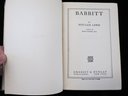 1922 Sinclair Lewis Babbitt First Edition Hardcover