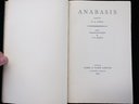 1930 Anabasis: A Poem By St. J. Perse Translated By TS Eliot