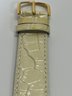Joan Rivers Watch Gold Tone Square Dial Pave Leather Band New W/Box