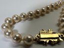(2) Ivana Trump Pearl Necklace Black Cabachon And Toggle Bracelet