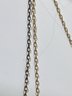 (2) 18K Gold Over Sterling Silver Diamond Accent Necklaces