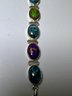 (3) Sterling Silver .925 Purple Green Blue Turquoise Jewelry Lot