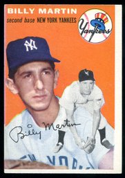 1954 Topps #13 Billy Martin Baseball Card