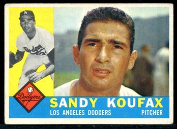 1960 Topps #343 Sandy Koufax Baseball Card