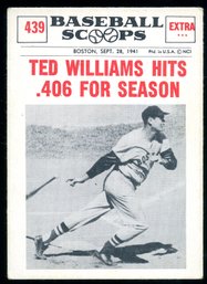 1961 Nu-Card Scoops #439 Ted Williams Baseball Card