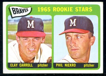 1965 Topps #461 Phil Niekro Rookie Card