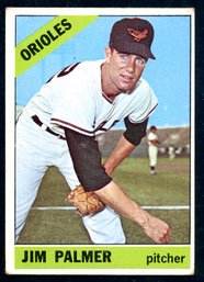 1966 Topps #126 Jim Palmer Rookie Baseball Card