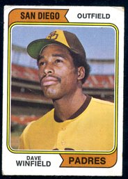 1974 Topps #456 Dave Winfield Rookie Baseball Card