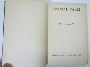 1946 George Orwell Animal Farm First American Edition Hardcover