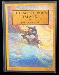 The Mysterious Island Jules Verne. Illus: N.C. Wyeth Scribner's. 1948 HC Book