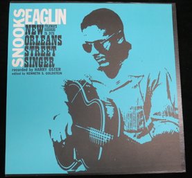 SNOOKS EAGLIN 'New Orleans Street Singer' US LP C/w Booklet - Folkways FA 2476