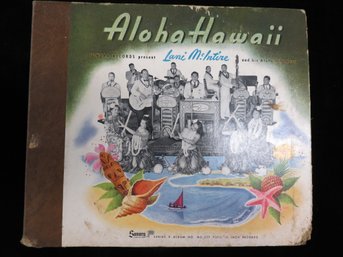 Aloha Hawaii 78 RPM Records - Lani McIntire (4 Records)