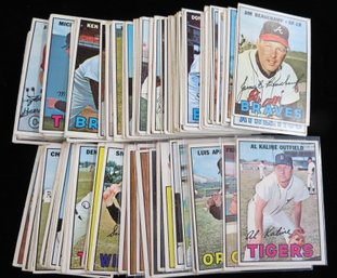 (111) 1967 Topps Baseball Cards With Stars