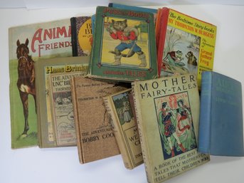 (16) Antique Children's Book Estate Lot