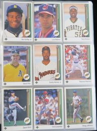 1989 Upper Deck Baseball Card Set W/ Ken Griffey Jr Rookie