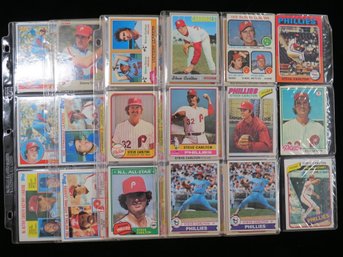 (47) 1970-1986 Steve Carlton Baseball Cards