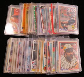 (43) 1970's-1990's Baseball And Football Star Cards