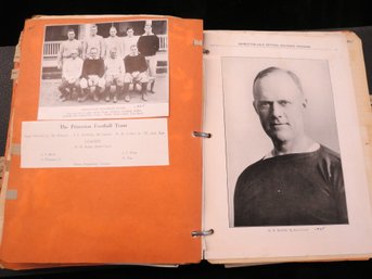 Princeton Football Scrapbook 1800's-1940's