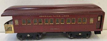 Pre-War Large American Flyer Lines AMERICA Standard Gauge Passenger Car