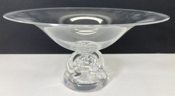 Signed STEUBEN Crystal Bowl #1 - 10' Diameter
